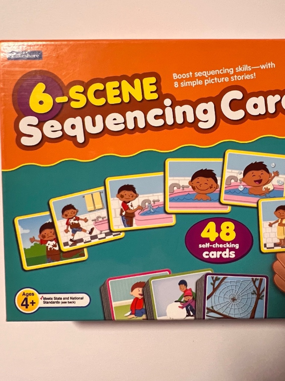 Lakeshore 6 scene sequencing cards